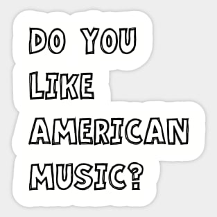 Violent Femmes American Music Sticker